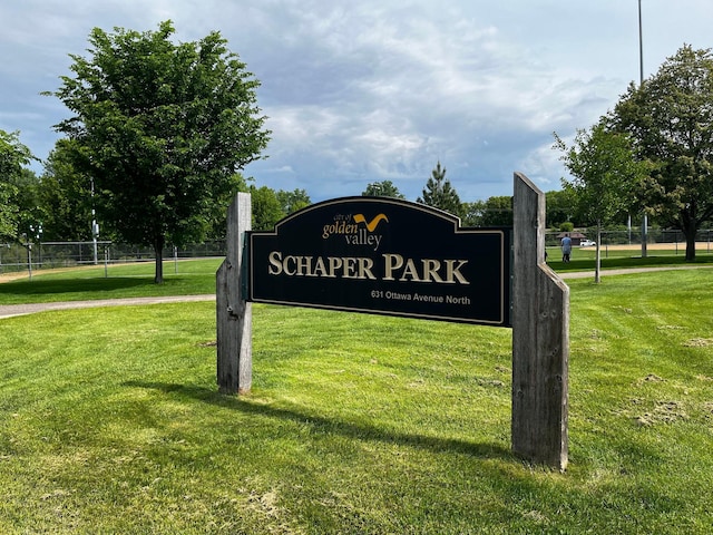 1305 Unity Ave N, Golden Valley, MN 55422 - view of community sign