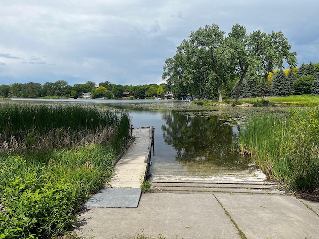 1305 Unity Ave N, Golden Valley, MN 55422 - dock featuring a boat ramp and a water view