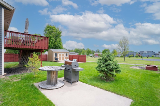 3138 Olympus Dr NE, Sauk Rapids, MN 56379 - view of yard featuring a patio and a deck