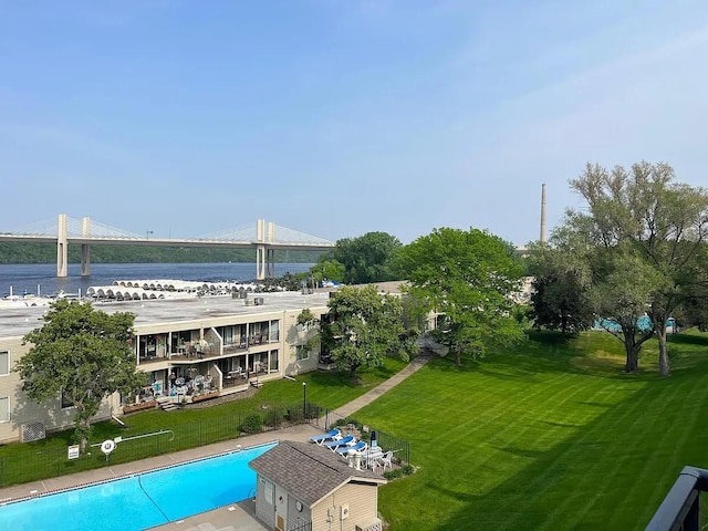 6331 Saint Croix Trl N, Stillwater, MN 55082 - community pool with a yard and a water view
