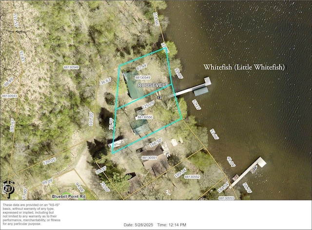27042 Bluebill Point Rd, Garrison, MN 56450 - aerial view of property's location featuring property boundaries highlighted