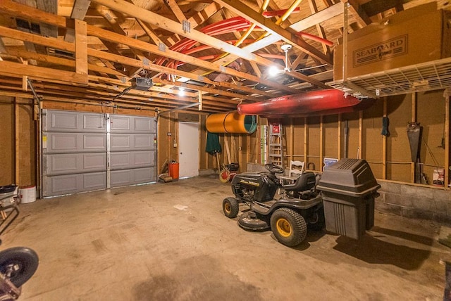 27042 Bluebill Point Rd, Garrison, MN 56450 - garage with a garage door opener
