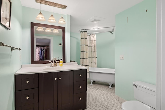 112 Western Ave N Unit 4, Saint Paul, MN 55102 - bathroom with vanity, toilet, and shower / tub combo