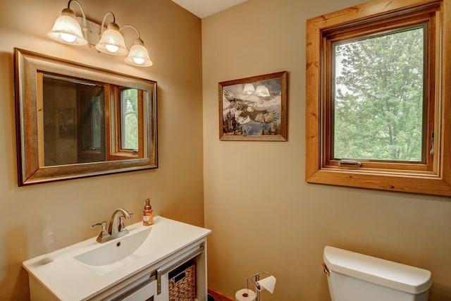 8824 Bittersweet Cir, Breezy Point, MN 56472 - bathroom with toilet and vanity