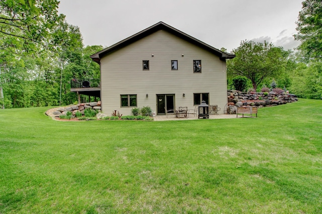 8824 Bittersweet Cir, Breezy Point, MN 56472 - back of house with a patio area and a yard