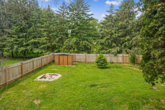 2140 Prospect Dr NE, Saint Cloud, MN 56304 - view of yard featuring an outdoor fire pit