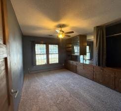 1335 Cooper Ave S, Saint Cloud, MN 56301 - unfurnished living room with carpet and a ceiling fan