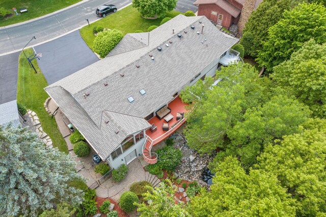 6136 Arctic Way, Edina, MN 55436 - aerial view of property and surrounding area