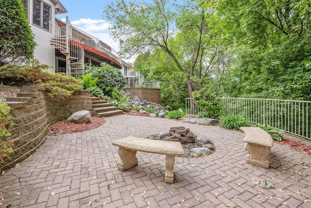 6136 Arctic Way, Edina, MN 55436 - view of patio with stairs