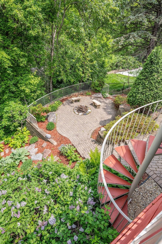 6136 Arctic Way, Edina, MN 55436 - fenced backyard featuring a patio area