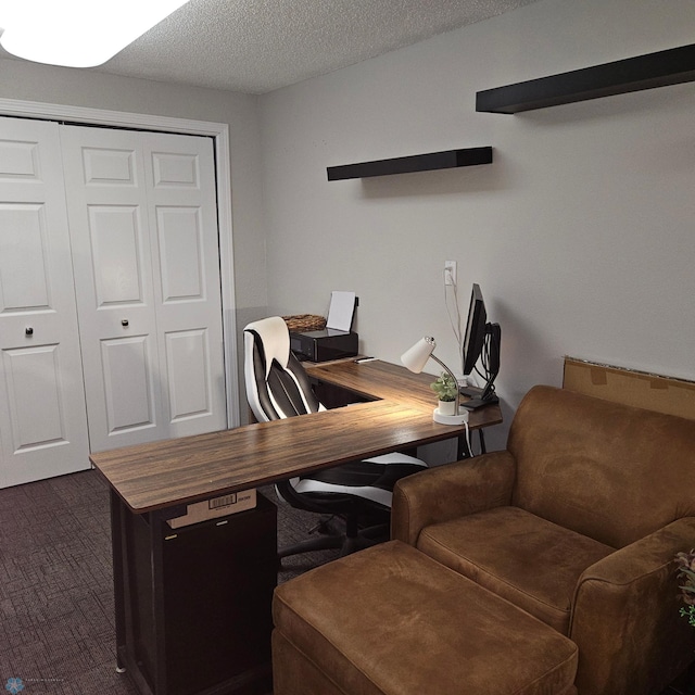 849 11th Ave W, West Fargo, ND 58078 - carpeted office featuring a textured ceiling