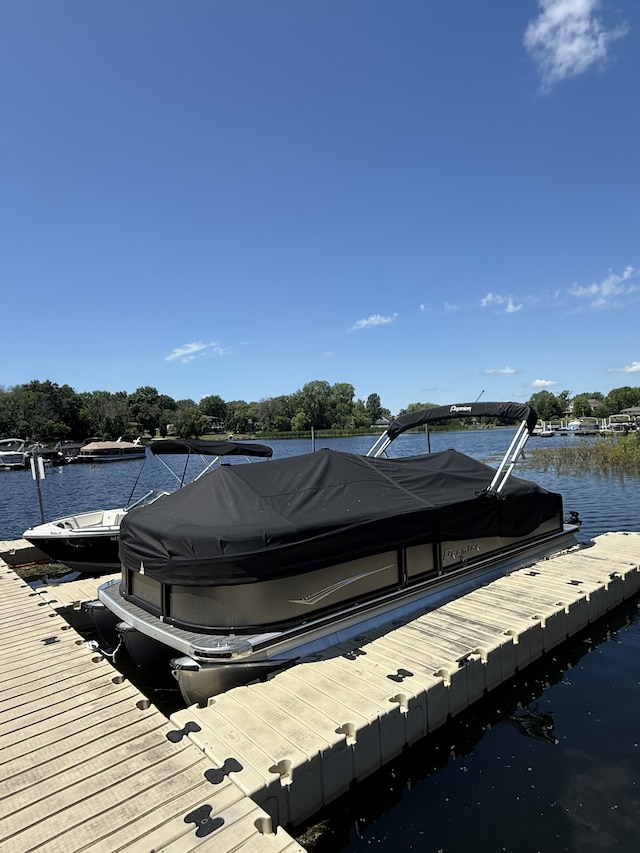 6813 Boudin St NE, Prior Lake, MN 55372 - dock featuring a water view