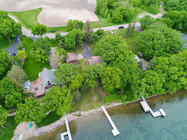 21534 275th Ave, Glenwood Twp, MN 56381 - aerial view of property's location featuring a large body of water and a tree filled landscape