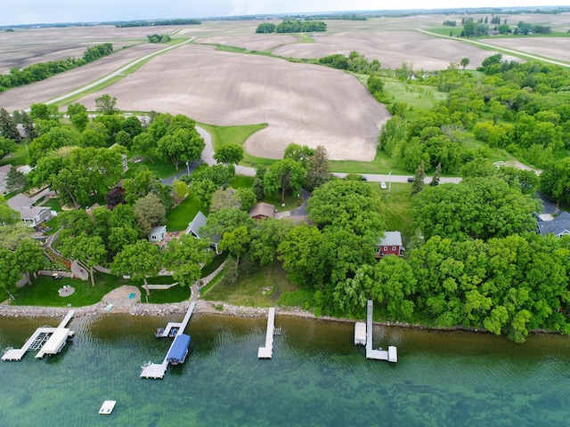 21534 275th Ave, Glenwood Twp, MN 56381 - bird's eye view of a nearby body of water and a tree filled landscape
