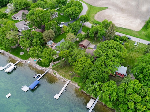 21534 275th Ave, Glenwood Twp, MN 56381 - view of property location featuring a large body of water, nearby suburban area, and a tree filled landscape