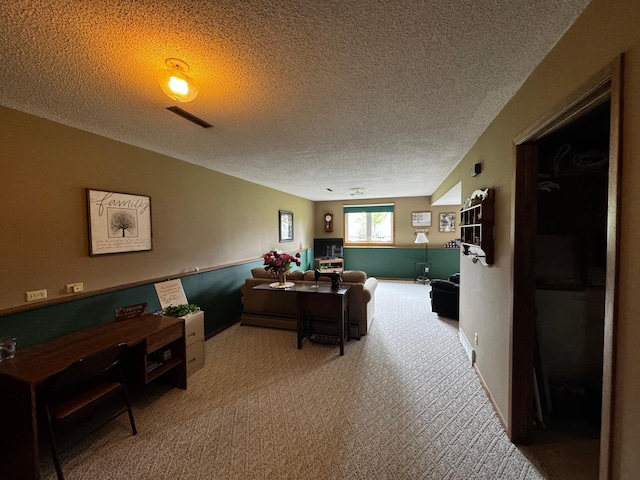 802 Estates Ave, Litchfield, MN 55355 - office space with carpet and a textured ceiling