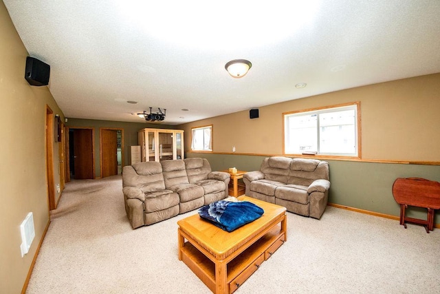 2030 Joes Lake Rd SE, Cambridge, MN 55008 - living area featuring light colored carpet and healthy amount of natural light