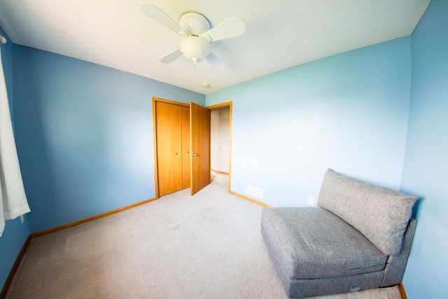 2030 Joes Lake Rd SE, Cambridge, MN 55008 - unfurnished room with light carpet and ceiling fan