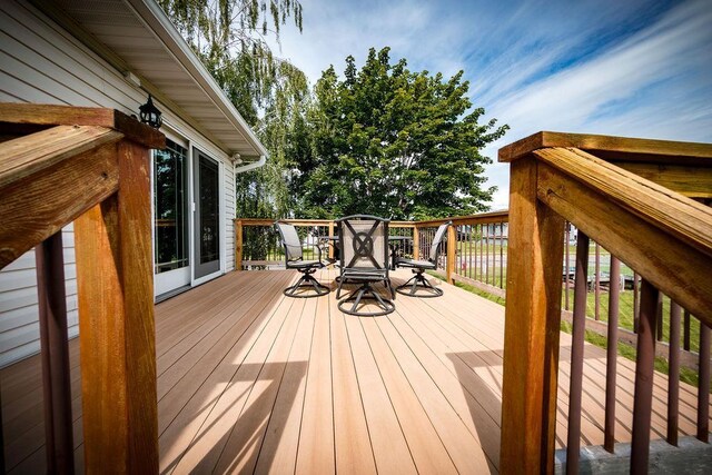 2030 Joes Lake Rd SE, Cambridge, MN 55008 - view of deck