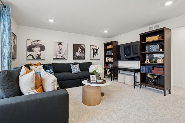 2451 Jandell Ave NE, Saint Michael, MN 55376 - carpeted living room with recessed lighting