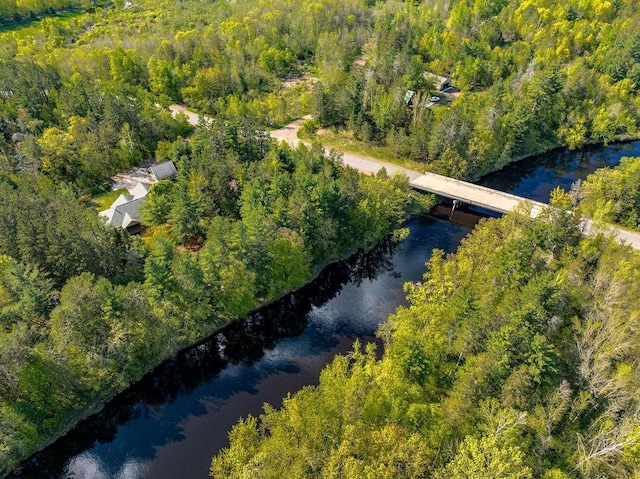 79394 Long Lake Rd, Kettle River Twp, MN 55795 - aerial view of property's location featuring a heavily wooded area and a large body of water