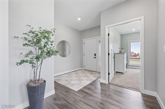 7886 Firefly Ln, Horace, ND 58047 - entryway featuring baseboards and wood finished floors