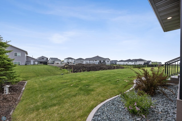 7886 Firefly Ln, Horace, ND 58047 - view of green lawn with a residential view