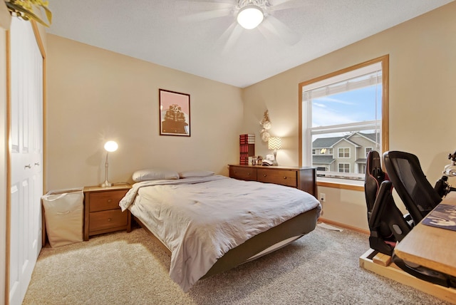 10542 188th Ave NW, Elk River, MN 55330 - bedroom featuring light colored carpet and ceiling fan