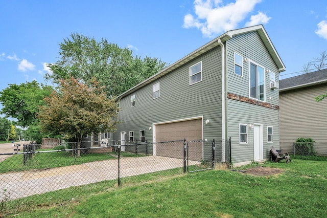 6440 236th Street Ct N, Forest Lake, MN 55025 - view of home's exterior with a garage, driveway, and a gate