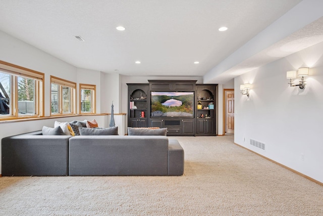 330 Lythrum Ln, Medina, MN 55340 - living room featuring carpet floors, recessed lighting, and baseboards
