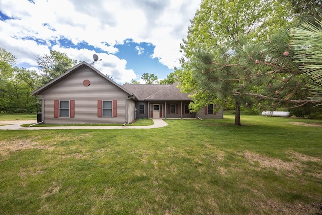 67457 152nd Ave, Greenfield Twp, MN 55981 - ranch-style home featuring a front lawn and a shingled roof