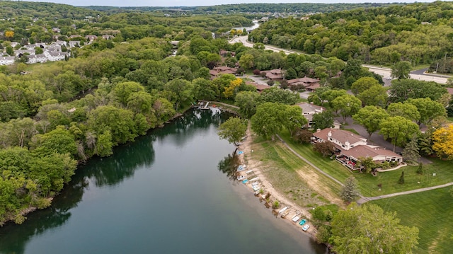 2051 Carriage Dr SW Unit 2051A, Rochester, MN 55902 - drone / aerial view of a nearby body of water and a forest