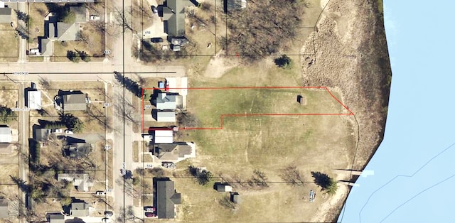 502 1st Ave SE, Baudette, MN 56623 - aerial overview of property's location with property boundaries highlighted