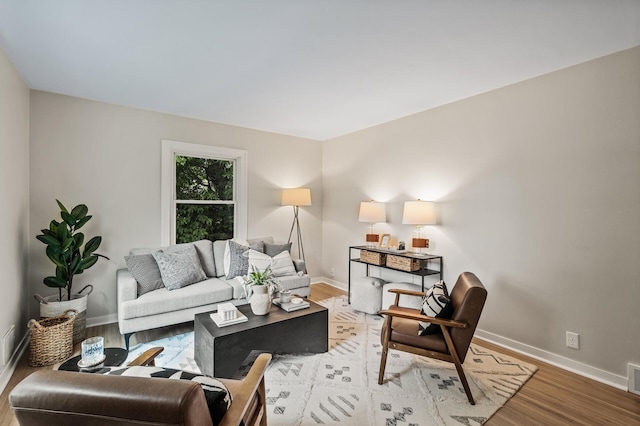 713 83rd Ave NE, Spring Lake Park, MN 55432 - living area with wood finished floors and baseboards