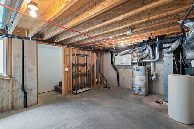 1223 Cypress Dr W, Annandale, MN 55302 - unfinished below grade area with water heater
