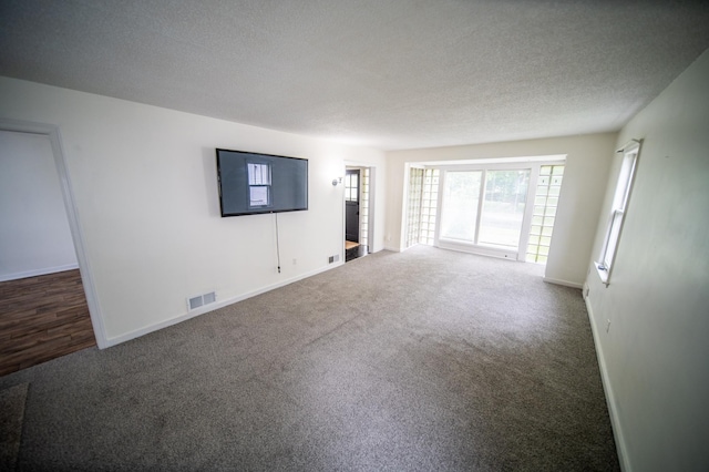 109 2nd St SW, Blooming Prairie, MN 55917 - carpeted empty room with a textured ceiling and baseboards