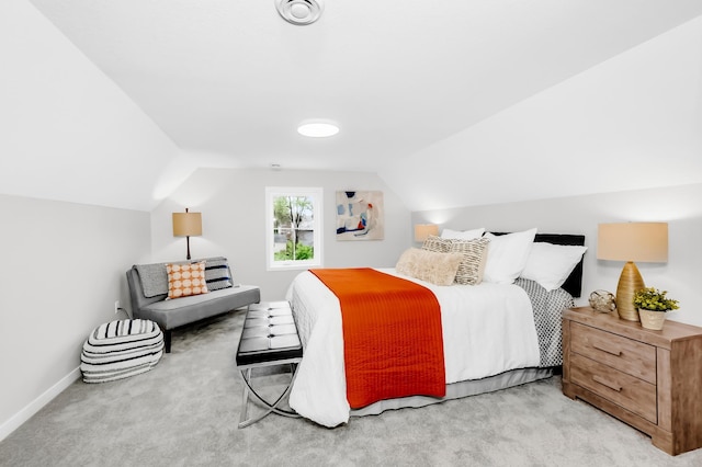 729 Burr St N, Saint Paul, MN 55130 - bedroom featuring lofted ceiling, carpet floors, and baseboards