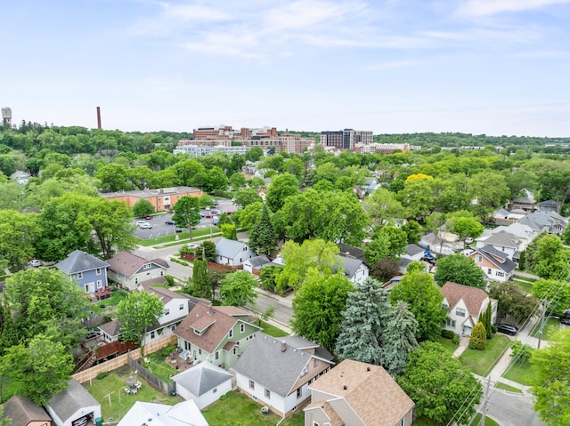 842 2nd St NW, Rochester, MN 55901 - aerial view of residential area featuring a tree filled landscape