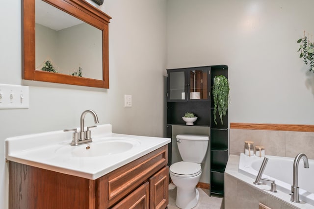 842 2nd St NW, Rochester, MN 55901 - full bath with vanity, a garden tub, and toilet