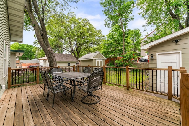 842 2nd St NW, Rochester, MN 55901 - wooden terrace featuring outdoor dining area
