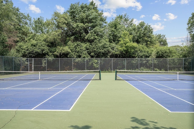 7510 Cahill Rd Unit 217B, Edina, MN 55439 - view of tennis court featuring community basketball court