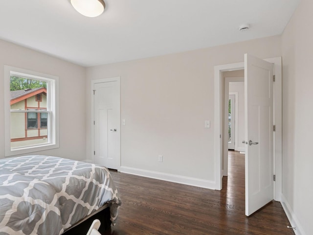 4816 3rd Ave S, Minneapolis, MN 55419 - bedroom featuring dark wood-type flooring and baseboards
