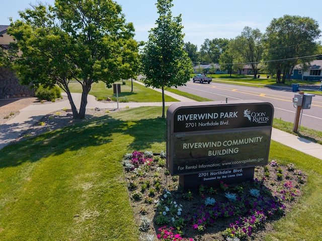 11748 Bittersweet St NW, Coon Rapids, MN 55433 - community / neighborhood sign featuring a yard
