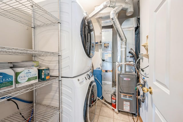 1005 Providence Dr, Shakopee, MN 55379 - laundry room with stacked washer / drying machine