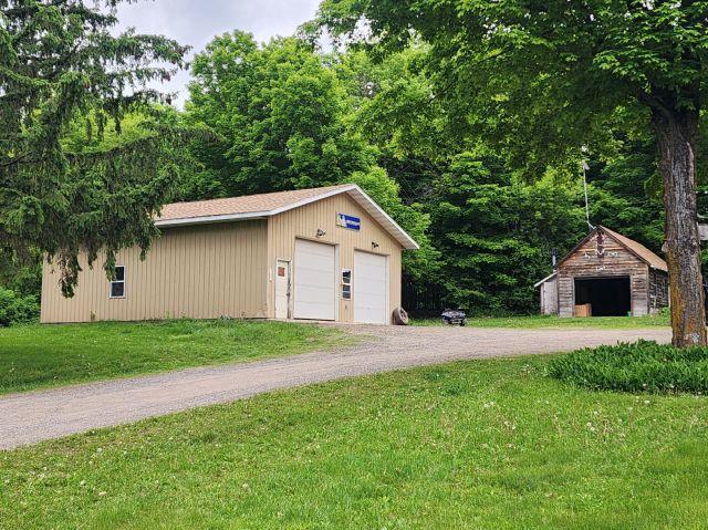 1561 240th Ave, Luck Twp, WI 54853 - view of detached garage