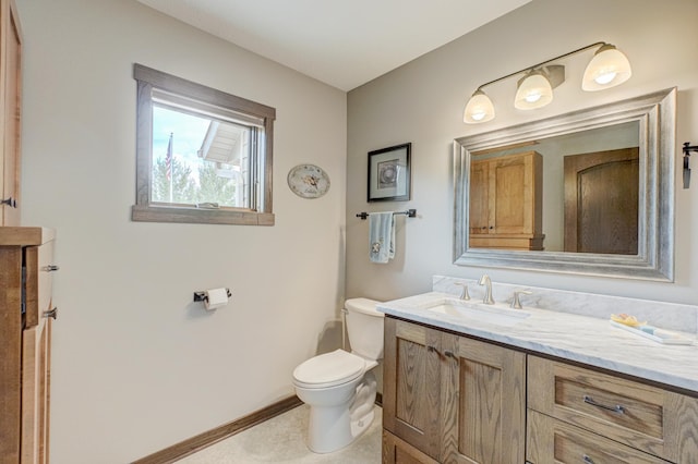 1167 56th St, Hudson, WI 54016 - bathroom featuring vanity and toilet