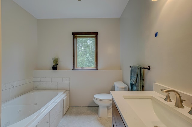 1167 56th St, Hudson, WI 54016 - bathroom with a jetted tub and vanity