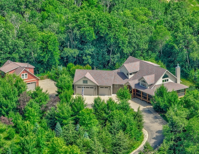 1167 56th St, Hudson, WI 54016 - view of subject property with a heavily wooded area