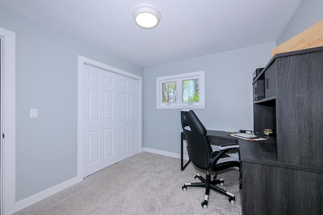 809 Crestwood Dr, Wrenshall, MN 55797 - home office featuring carpet and baseboards