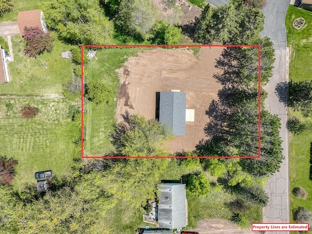 809 Crestwood Dr, Wrenshall, MN 55797 - aerial overview of property's location with property boundaries highlighted
